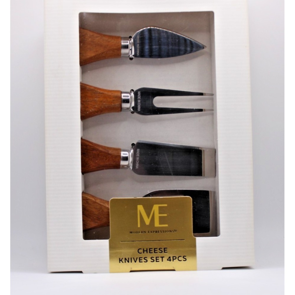Modern Expression Cheese Knife Set 4 pc Charcuterie & Entertaining AccessorieNIB